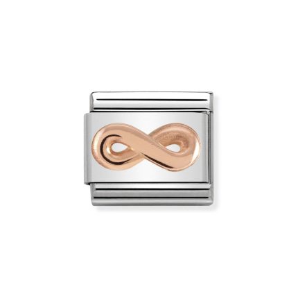 NOMINATION COMPOSABLE CLASSIC LINK INFINITY IN 9K ROSE GOLD 430106/03