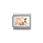 NOMINATION COMPOSABLE CLASSIC LINK LOVE KNOT IN 9K ROSE GOLD 430202/35
