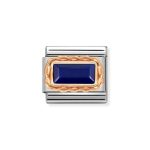 NOMINATION COMPOSABLE CLASSIC LINK IN 9K ROSE GOLD WITH LAPIS LAZULI 430512/09