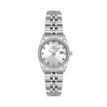 Ferro Crystals Silver Stainless Steel Bracelet FL21450AWT-A2