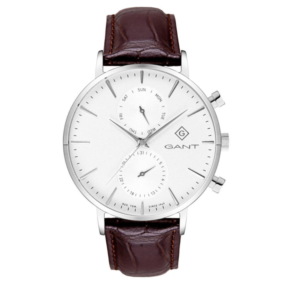 Gant Park Hill Day-Date II Brown Leather Strap G121001 Gant Park Hill Day-Date II Brown Leather Strap G121001