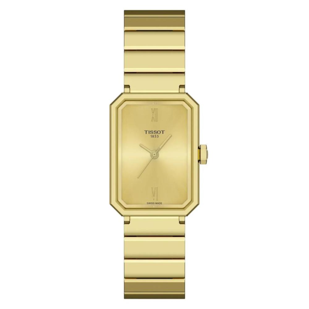 Tissot SRV Gold Stainless Steel Bracelet T1601103302300 Tissot SRV Gold Stainless Steel Bracelet T1601103302300