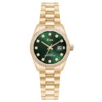 Jcou Iris Crystals Gold Stainless Steel Bracelet JU19082-5
