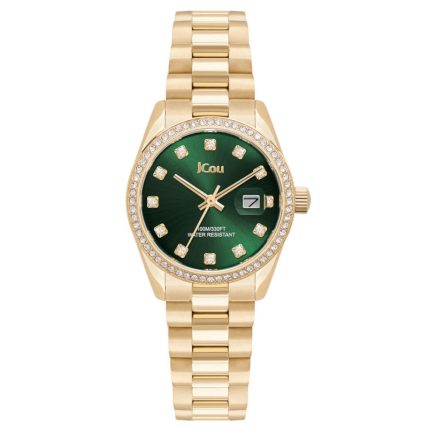 Jcou Iris Crystals Gold Stainless Steel Bracelet JU19082-5