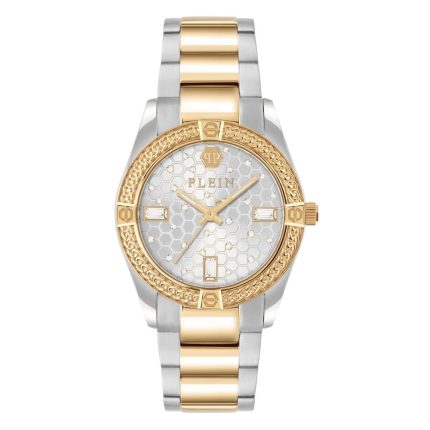 Philipp Plein Icon Chain Crystals Two Tone Stainless Steel Bracelet PW1FA0225