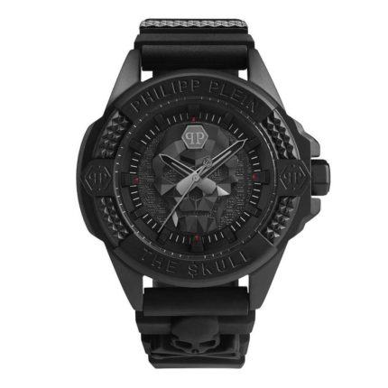 Philipp Plein The Skull Black Rubber Strap PWAAA0721