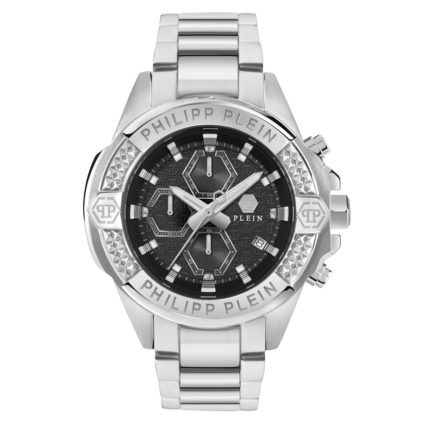 Philipp Plein The Skull Silver Stainless Steel Bracelet Chronograph PWWFA0425