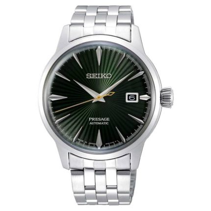 Seiko Presage Cocktail Time "Mockingbird" Automatic Silver Stainless Steel Bracelet SRPE15J1