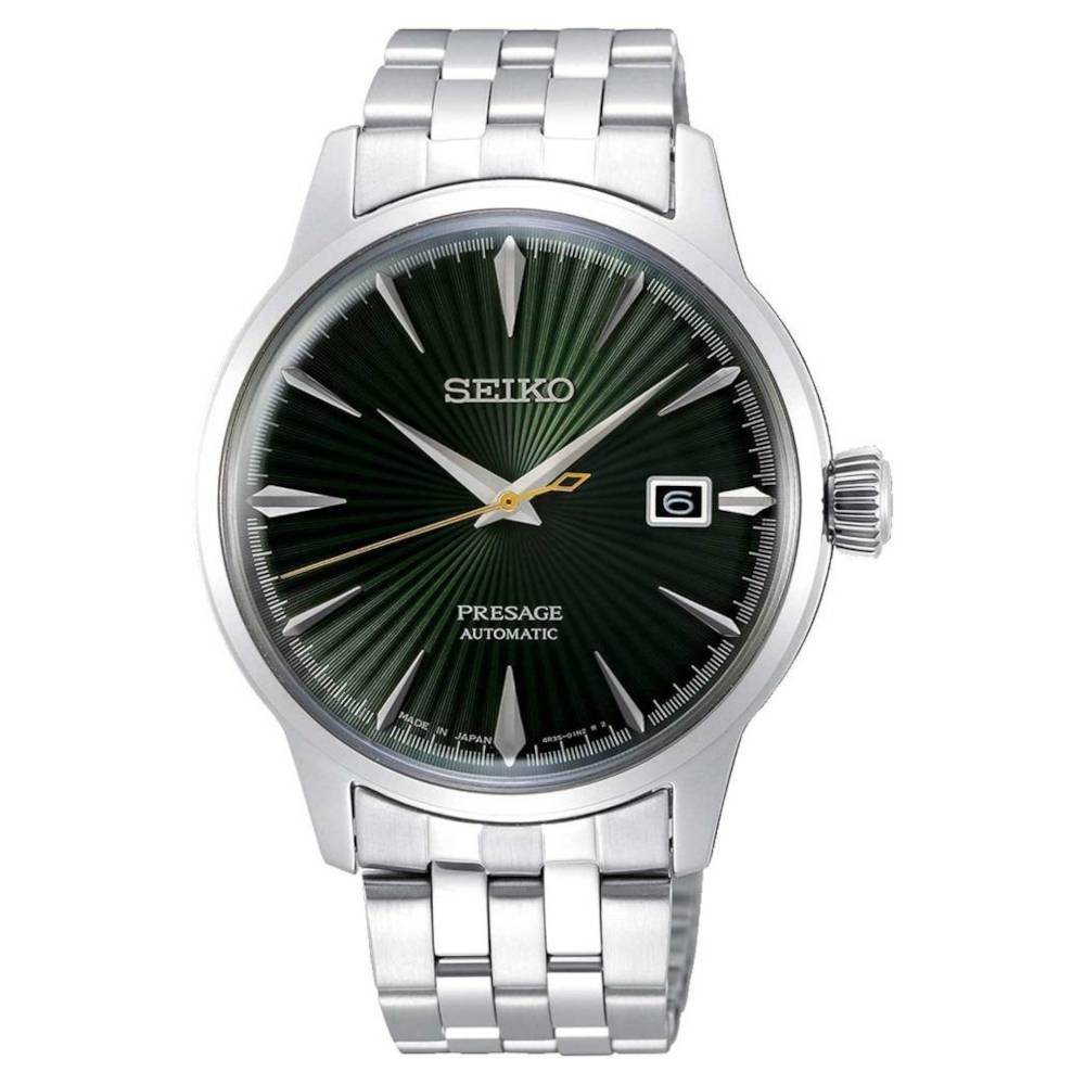 Seiko Presage Cocktail Time "Mockingbird" Automatic Silver Stainless Steel Bracelet SRPE15J1 Seiko Presage Cocktail Time "Mockingbird" Automatic Silver Stainless Steel Bracelet SRPE15J1