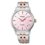 Seiko Presage Cocktail Time "Sakura Aviation" L.E. Automatic Two Tone Stainless Steel Bracelet SRPM06J1