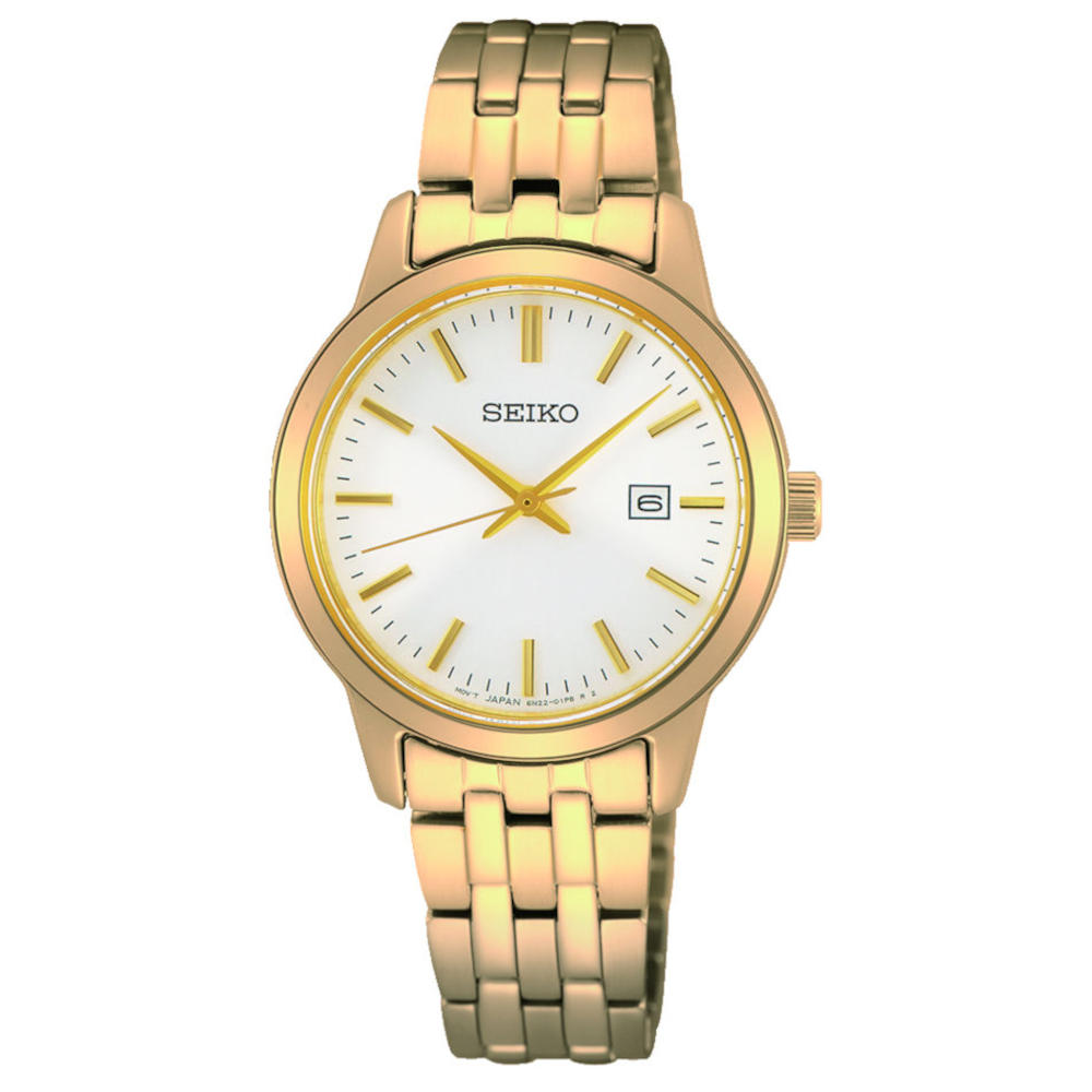 Seiko Conceptual Gold Stainless Steel Bracelet SUR412P1 Seiko Conceptual Gold Stainless Steel Bracelet SUR412P1