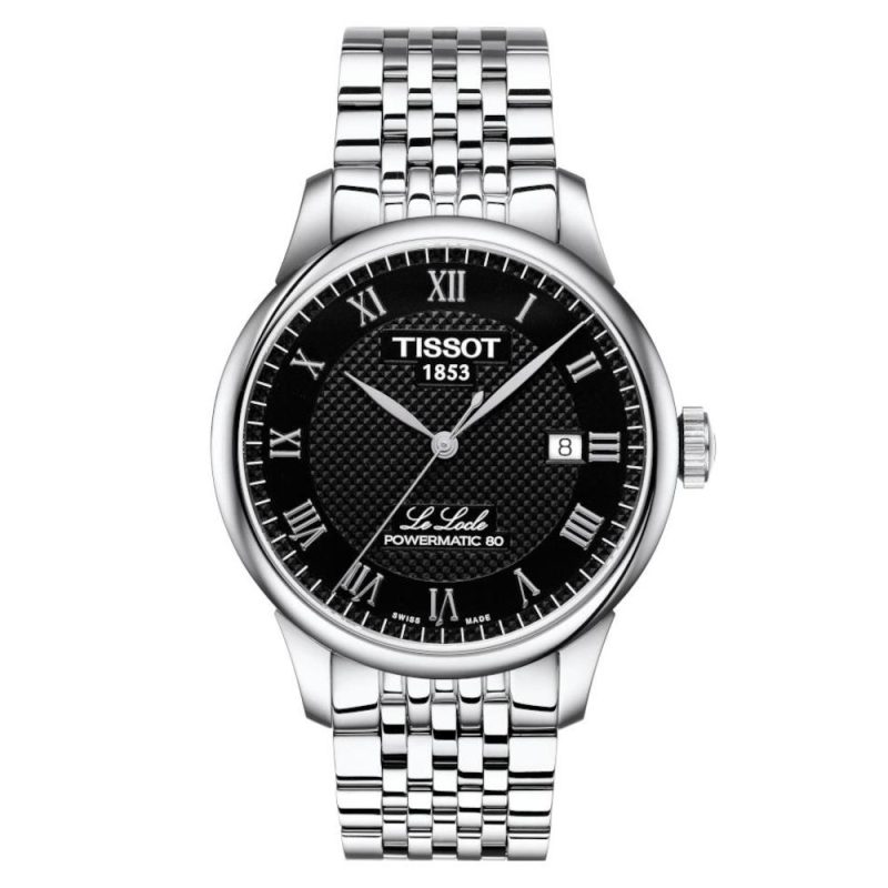 Tissot T-Classic Le Locle Powermatic 80 Automatic Silver Stainless Steel Bracelet T0064071105300