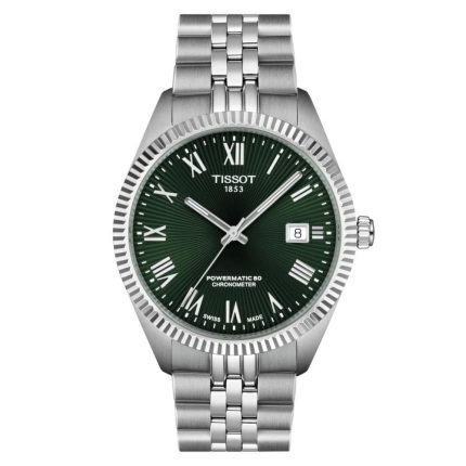 Tissot T-Classic Ballade Powermatic 80 COSC Automatic Silver Stainless Steel Bracelet T1564081109300
