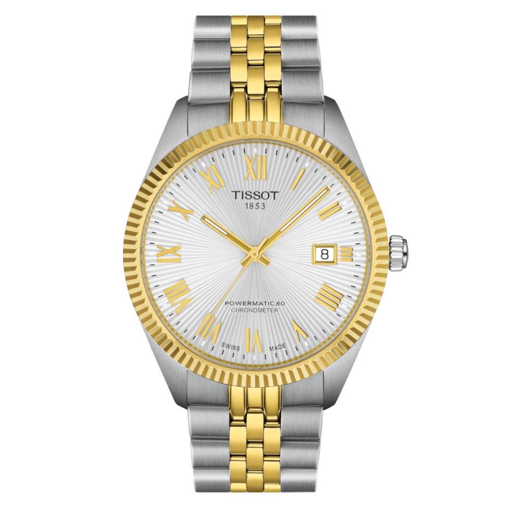 Tissot T-Classic Ballade Powermatic 80 COSC Automatic Two Tone Stainless Steel Bracelet T1564082203300 Tissot T-Classic Ballade Powermatic 80 COSC Automatic Two Tone Stainless Steel Bracelet T1564082203300