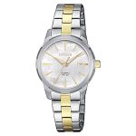 Citizen Ladies Two Tone Stainless Steel Bracelet EU6074-51D
