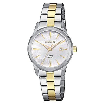 Citizen Ladies Two Tone Stainless Steel Bracelet EU6074-51D