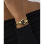 Guess Vivian Crystals Gold Stainless Steel Bracelet GW0982L2