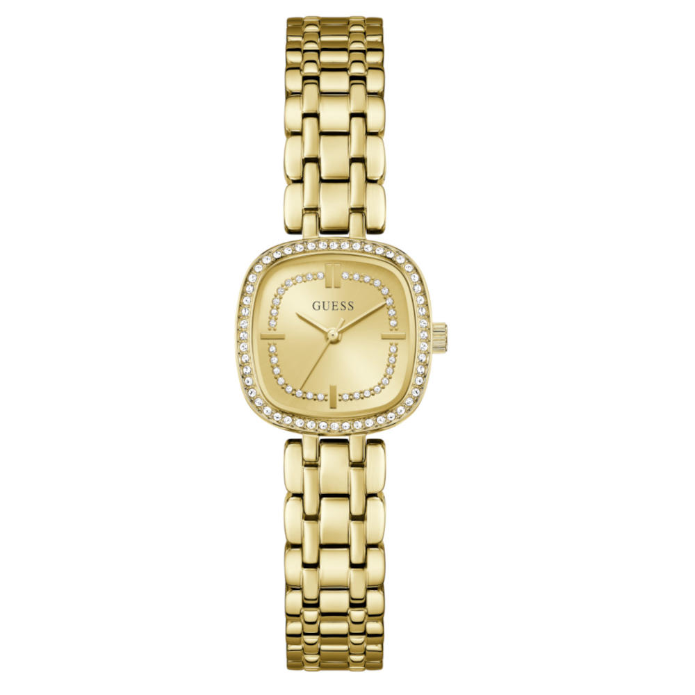 Guess Hazel Crystals Gold Stainless Steel Bracelet GW1018L2 Guess Hazel Crystals Gold Stainless Steel Bracelet GW1018L2