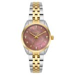 Breeze Ocealis Crystals Two Tone Stainless Steel Bracelet 712611.5