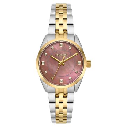 Breeze Ocealis Crystals Two Tone Stainless Steel Bracelet 712611.5