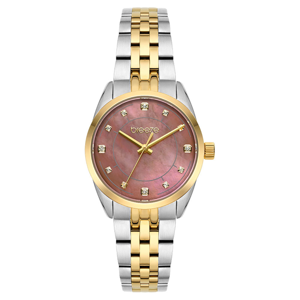 Breeze Ocealis Crystals Two Tone Stainless Steel Bracelet 712611.5 Breeze Ocealis Crystals Two Tone Stainless Steel Bracelet 712611.5