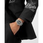 Philipp Plein The Hexagon Phantom Silver Stainless Steel Bracelet PWPUA0725