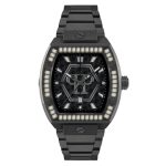 Philipp Plein The Hexagon Phantom Crystals Black Stainless Steel Bracelet PWPUA1125