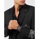 Philipp Plein The Hexagon Phantom Crystals Black Stainless Steel Bracelet PWPUA1125