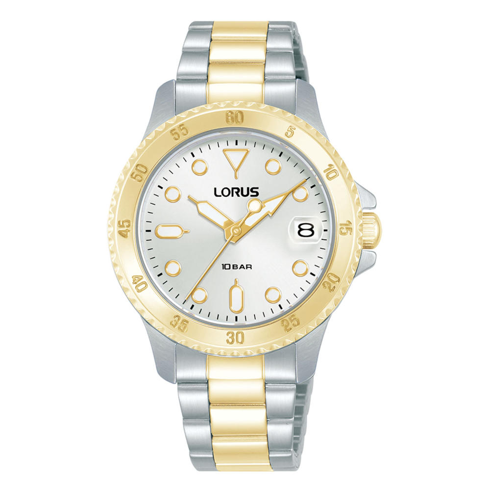 Lorus Sports Two Tone Stainless Steel Bracelet RG814DX9 Lorus Sports Two Tone Stainless Steel Bracelet RG814DX9