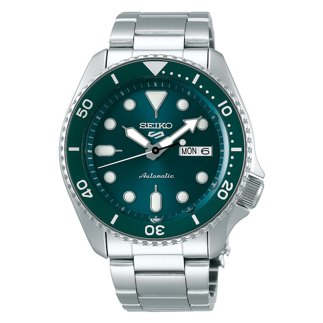 Seiko 5 Sports Automatic Silver Stainless Steel Bracelet SRPD61K1J Seiko 5 Sports Automatic Silver Stainless Steel Bracelet SRPD61K1J
