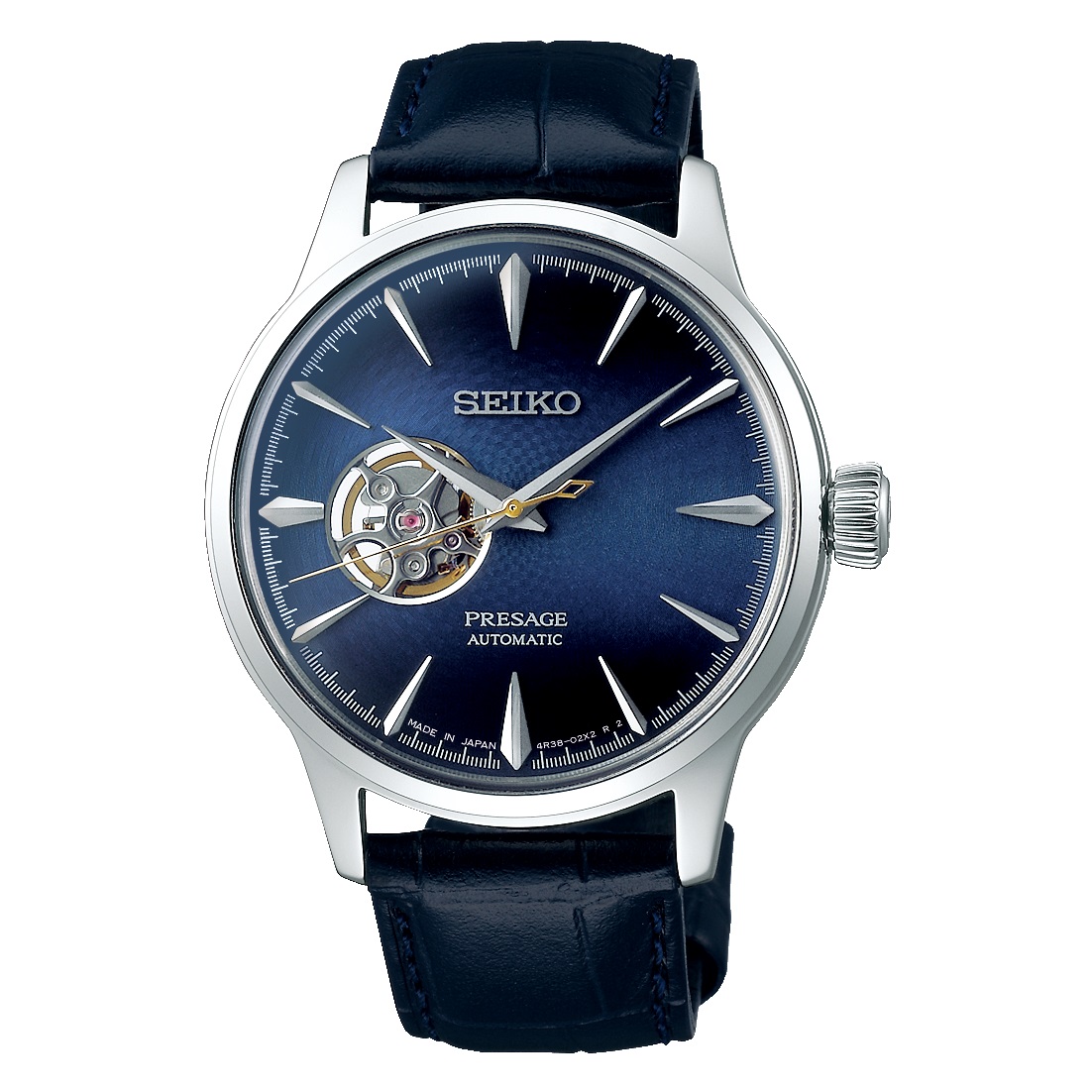 Seiko Presage Cocktail Time "Blue Moon" Automatic Blue Leather Strap SSA405J1 Seiko Presage Cocktail Time "Blue Moon" Automatic Blue Leather Strap SSA405J1