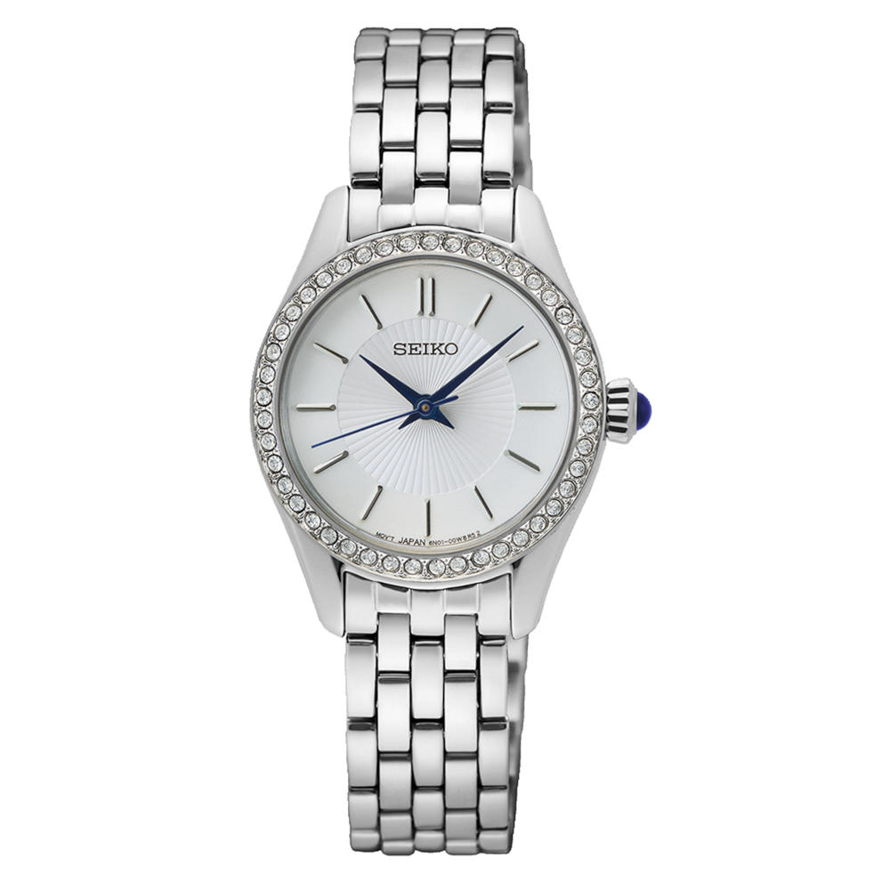 Seiko Conceptual Crystals Silver Stainless Steel Bracelet SUR539P1 Seiko Conceptual Crystals Silver Stainless Steel Bracelet SUR539P1
