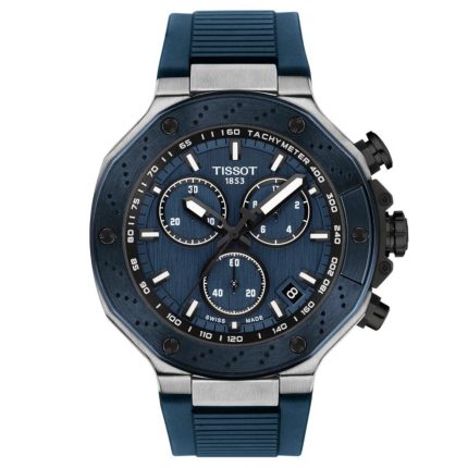 Tissot T-Sport T-Race Chronograph Blue Synthetic Strap T1414172704100