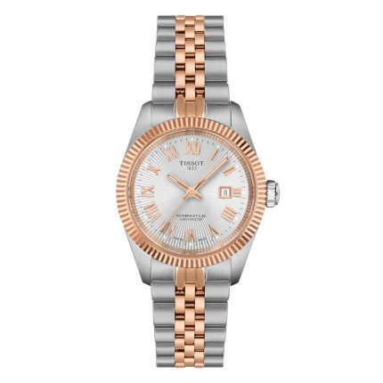 Tissot T-Classic Ballade Powermatic 48 COSC Automatic Two Tone Stainless Steel Bracelet T1562082203300
