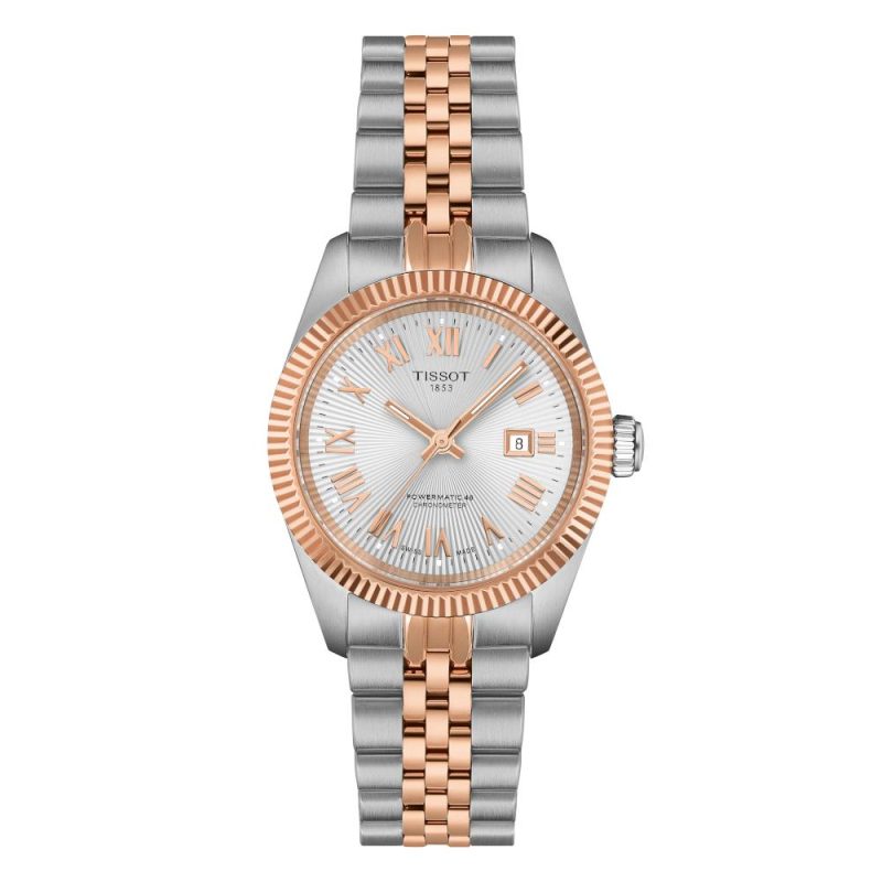 Tissot T-Classic Ballade Powermatic 48 COSC Automatic Two Tone Stainless Steel Bracelet T1562082203300