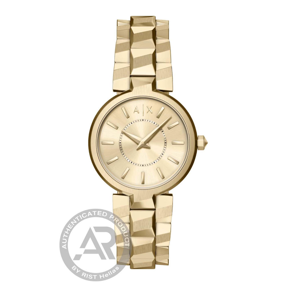 Armani Exchange Audelle Gold Stainless Steel Bracelet AX4407 Armani Exchange Audelle Gold Stainless Steel Bracelet AX4407