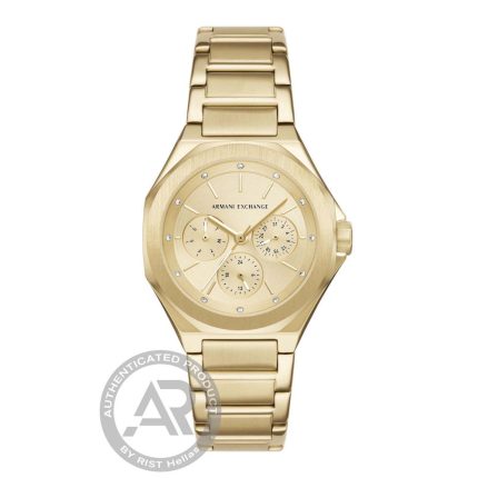 Armani Exchange Andrea Multifunction Gold Stainless Steel Bracelet AX4624