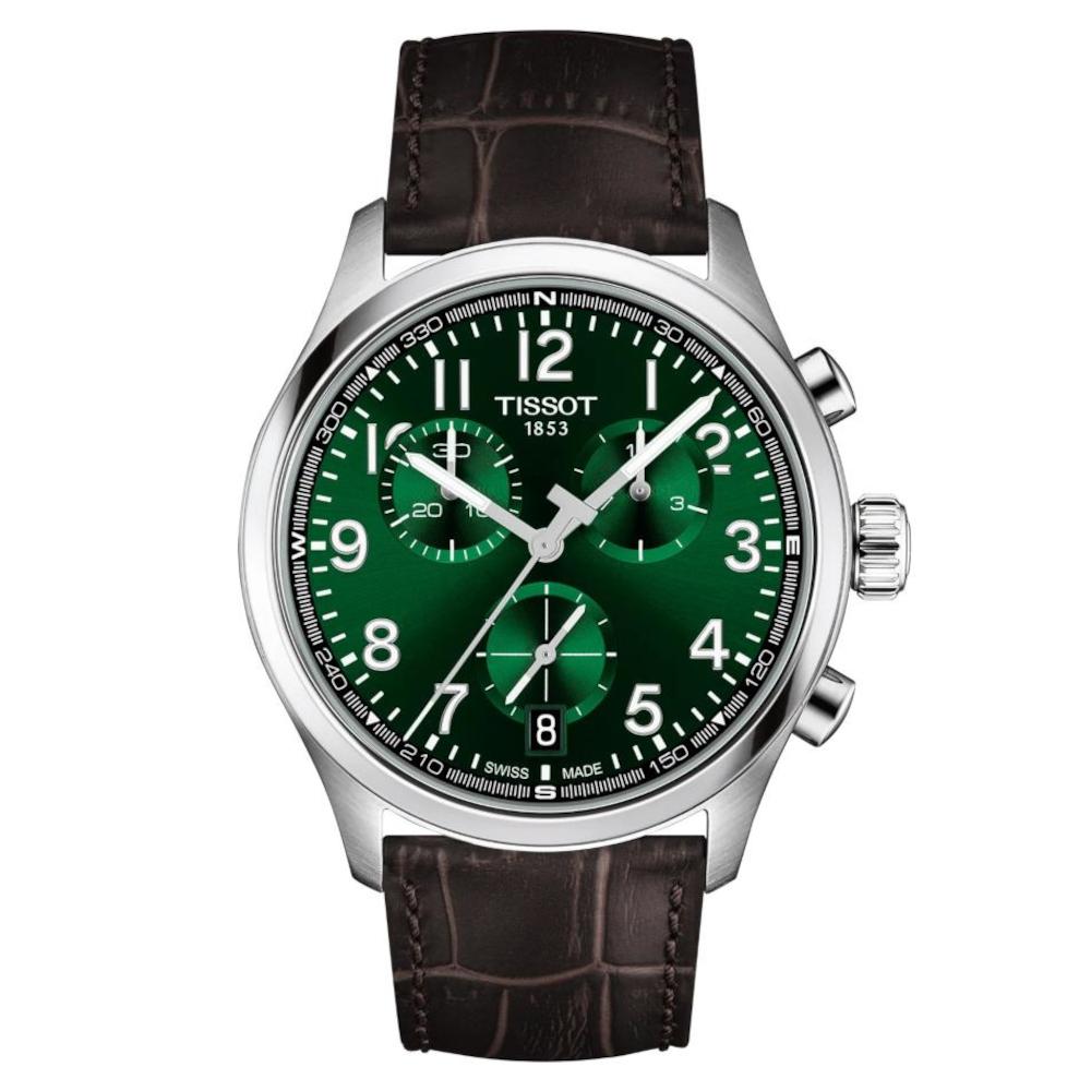 Tissot T-Sport Chrono L Brown Leather Strap Chronograph T1164171609200